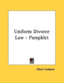 Uniform Divorce Law - Pamphlet