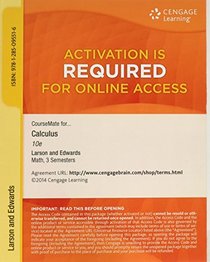 Bundle: Calculus, 10th + CourseMate, 3 terms (18 months) Access Code