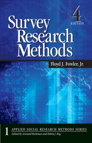 Survey Research Methods (Applied Social Research Methods)