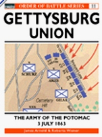 Gettysburg July 3 1863: Union: The Army of the Potomac (Order of Battle Series, 11)