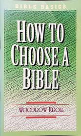 How to Choose a Bible