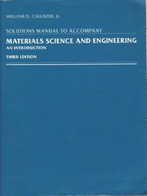 Materials Science & Engineering - an Introduction 3e - Solutions Manual