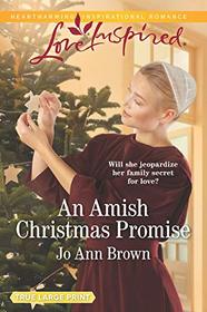 An Amish Christmas Promise (Green Mountain Blessings, Bk 1) (Love Inspired, No 1249) (True Large Print)