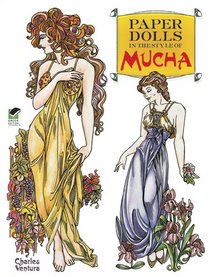 Paper Dolls in the Style of Mucha (Dover Paper Dolls) (English and English Edition)