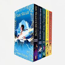 Pandava Rick Riordan Presents Aru Shah Series Books 1 - 5 Collection by Roshani Chokshi (End of Time, Song of Death, Tree of Wishes, City of Gold & Nectar of Immortality)