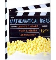Mathematical Ideas plus MyMathLab/MyStatLab Student Access Code Card