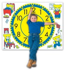 Learning About Telling Time Play Mat