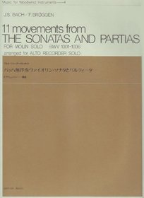 And Bach Violin Sonata for alto recorder Partita (Recorder collection of music) (2005) ISBN: 4115090111 [Japanese Import]