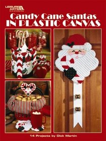 Candy Cane Santas in Plastic Canvas (Leisure Arts #5163)