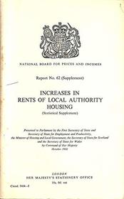 Increases in rents of local authority housing (Cmnd. 3604-1)