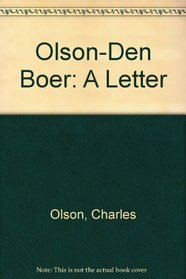 Olson-Den Boer: A Letter