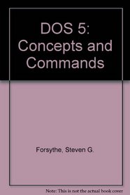 DOS 5: Concepts and Commands/Book and 3.5 IBM Disk