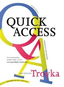 Simon and Schuster Quick Access Reference for Writers