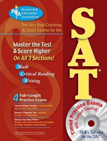 New SAT w/ CD-ROM (REA) - The Very Best Coaching  Study Course (Test Preps)