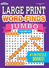 Jumbo LARGE PRINT Word-Finds Puzzle Book-Word Search Volume 69