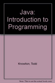 Java: Introduction to Programming