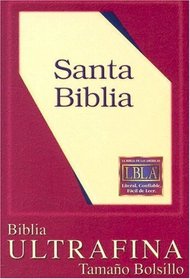 LBLA Pocket-Size Bible (White, Leathertex) (Spanish Edition)