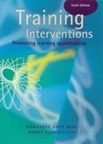 Training Interventions: Promoting learning opportunities (UK Edition)