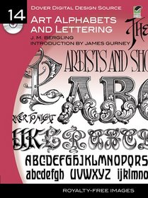 Dover Digital Design Source #14: Art Alphabets and Lettering (Dover Electronic Clip Art)