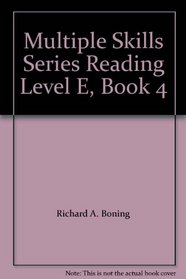 Multiple Skills Series Reading Level E, Book 4