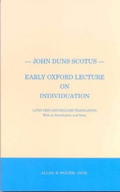 Early Oxford Lecture on Individuation