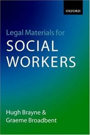 Legal Materials for Social Workers (Blackstone Press)