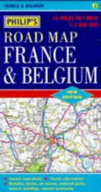 France and Belgium (Philip's Road Maps Europe)