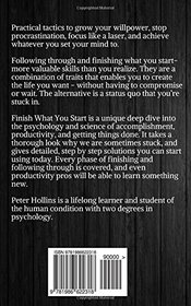 Finish What You Start: The Art of Following Through, Taking Action, Executing, & Self-Discipline