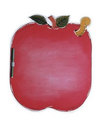 Perky Pal Apple Write-On Wipe-Off Message Board (Grades PreK-3)