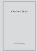 Aristoteles Werke V 17/1