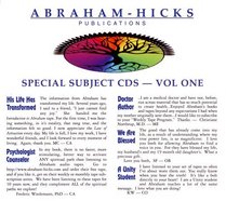 Abraham-Hicks Special Subjects Vol. 1