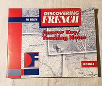 Discovering French, Answer Key / Teaching Notes