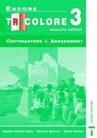 Encore Tricolore: Copymasters and Assessment Stage 3
