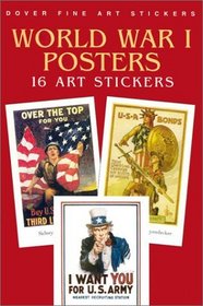 World War I Posters:16 Art Stickers (Pocket-Size Sticker Collections)