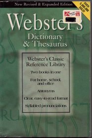 Webster's 2 in 1 Dictionary and Thesaurus