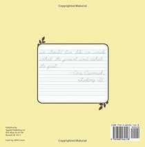 Cursive Handwriting Book Adults : Children's Reading & Writing Education Books