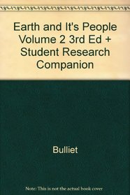 Earth and It's People Volume 2 3rd Ed + Student Research Companion