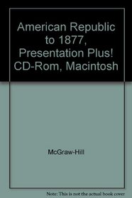 American Republic to 1877, Presentation Plus! CD-Rom, Macintosh
