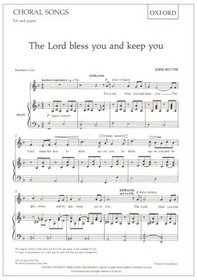 The Lord Bless You and Keep You: SA Vocal Score (The Oxford choral songs)