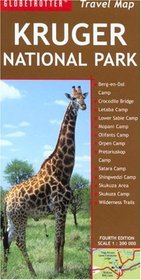 Kruger National Park Travel Map Fourth (Globetrotter Travel Map)
