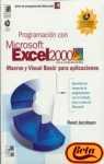 Programacion Con Microsoft Excel 2000 - Con CD-ROM (Spanish Edition)