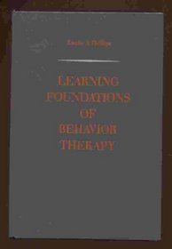 Learning Foundations of Behaviour Therapy (Psychology)