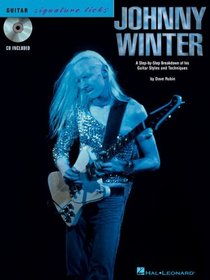 Johnny Winter Guitar Signature Licks BK/CD