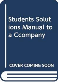 Students Solutions Manual to a Ccompany