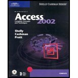 Microsoft Access 2002: Complete Concepts and Techniques - Package