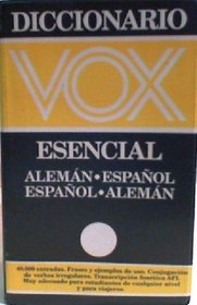 Diccionario Vox Esencial Aleman Espanol