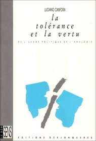 La Tolerance et la vertu (French Edition)