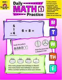 Daily Math Practice : Grade 1 (Daily Math Practice)
