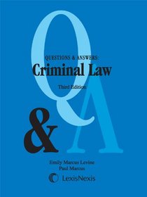 Questions and Answers: Criminal Law