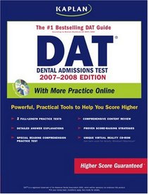 Kaplan DAT with CD-ROM, 2007-2008 Edition    (Kaplan Dat (Dental Admission Test))